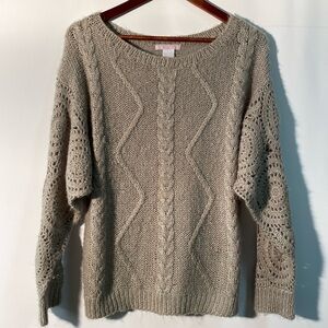 Romeo & Juliet - Grey long sleeve sweater. Size L